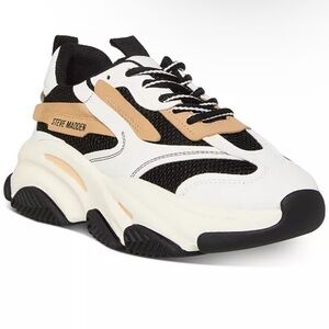 Steve Madden Women's Chunky Lace Up Sneakers